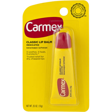 Carmex Classic Lip Balm Medicated Tube .35 Oz - ANNS BEAUTY SUPPLY